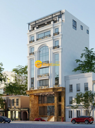 Cho thuê tòa văn phong 9 tâng mp vương thừa vũ dt 190m2 mt 12m. giá 300trth